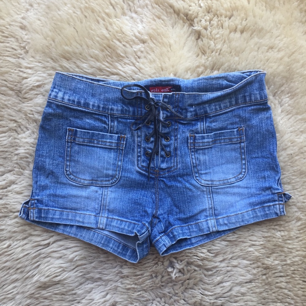 Light-wash Vintage Denim Shorts